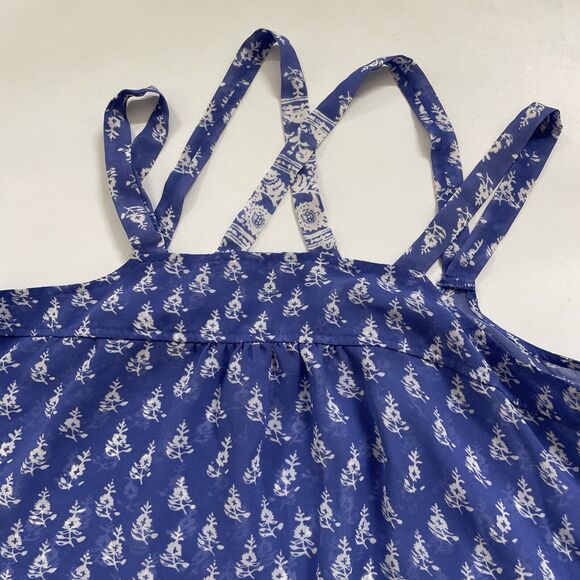 Express Sheer‎ Blouse Tank Top Fairy Floral Y2K BOHO Medium - Picture 6 of 8